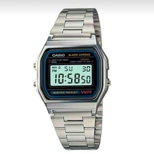 Silver Casio wrist watch
